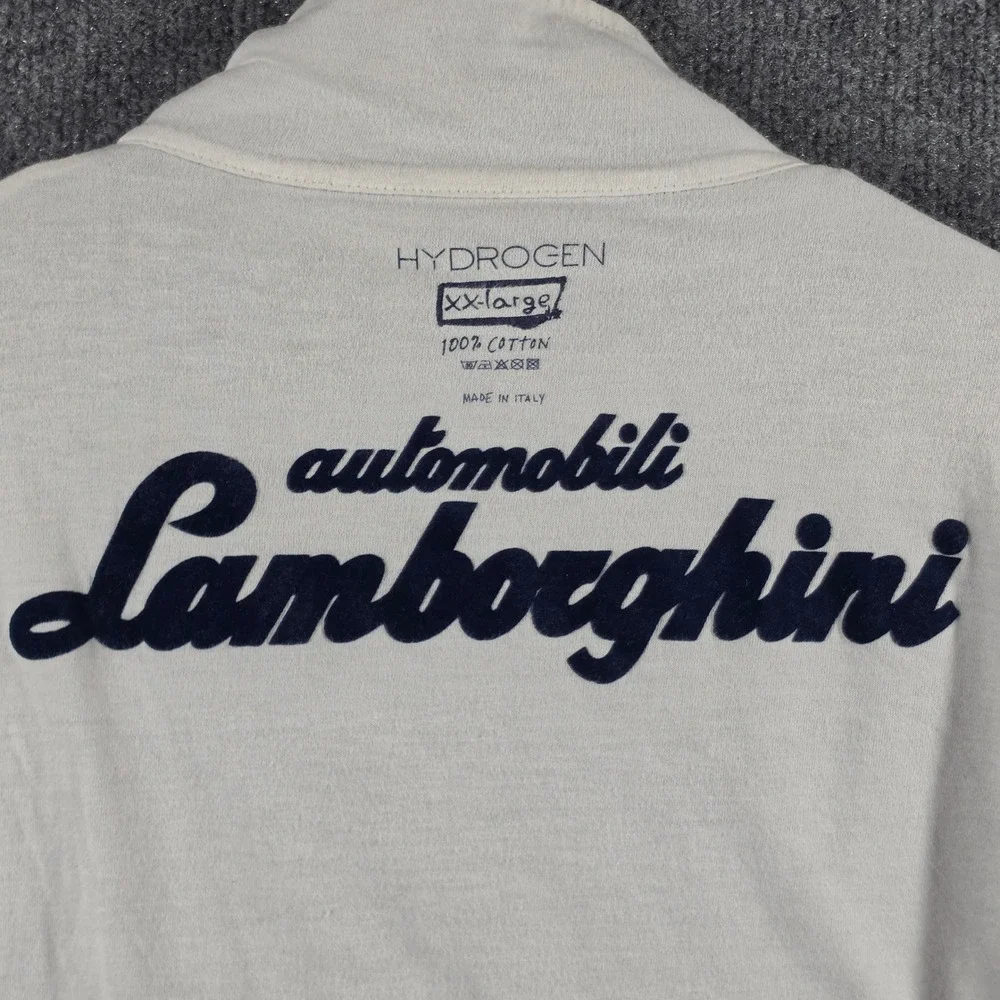 Hydrogen Lamborghini Jacket Mens XXL Reversible Full Zip Made In Italy